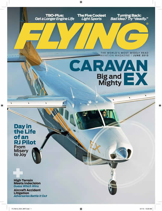 FLYING Magazine Cover Shot