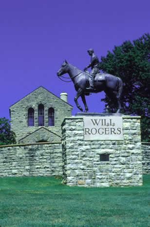 Humorist Will Rogers is one of Oklahoma’s favorite sons. 
