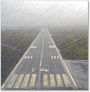 wet runway