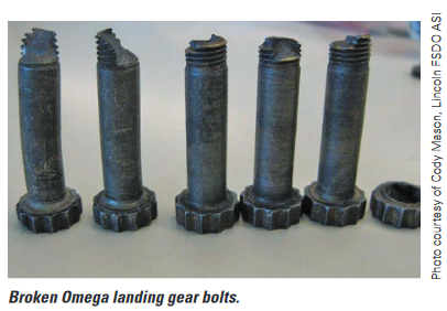 landing gear bolts